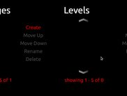 Menu before editor